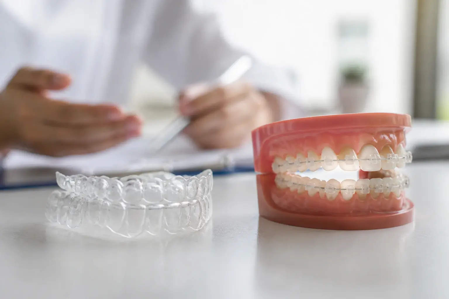 At-home aligners vs Invisalign: is the cheaper option safe? hero background photograph