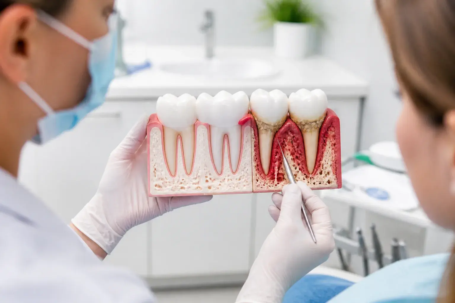 Does smoking cause gum disease? hero background photograph