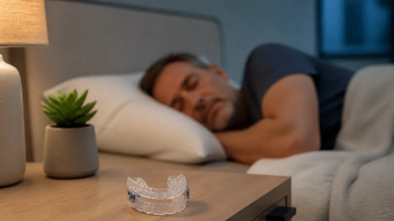 How long does it take to get used to a sleep appliance? hero background photograph