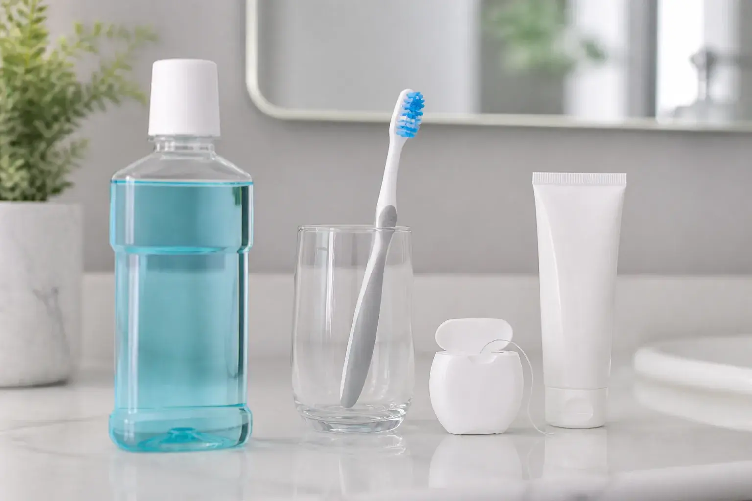 Is mouthwash necessary? hero background photograph