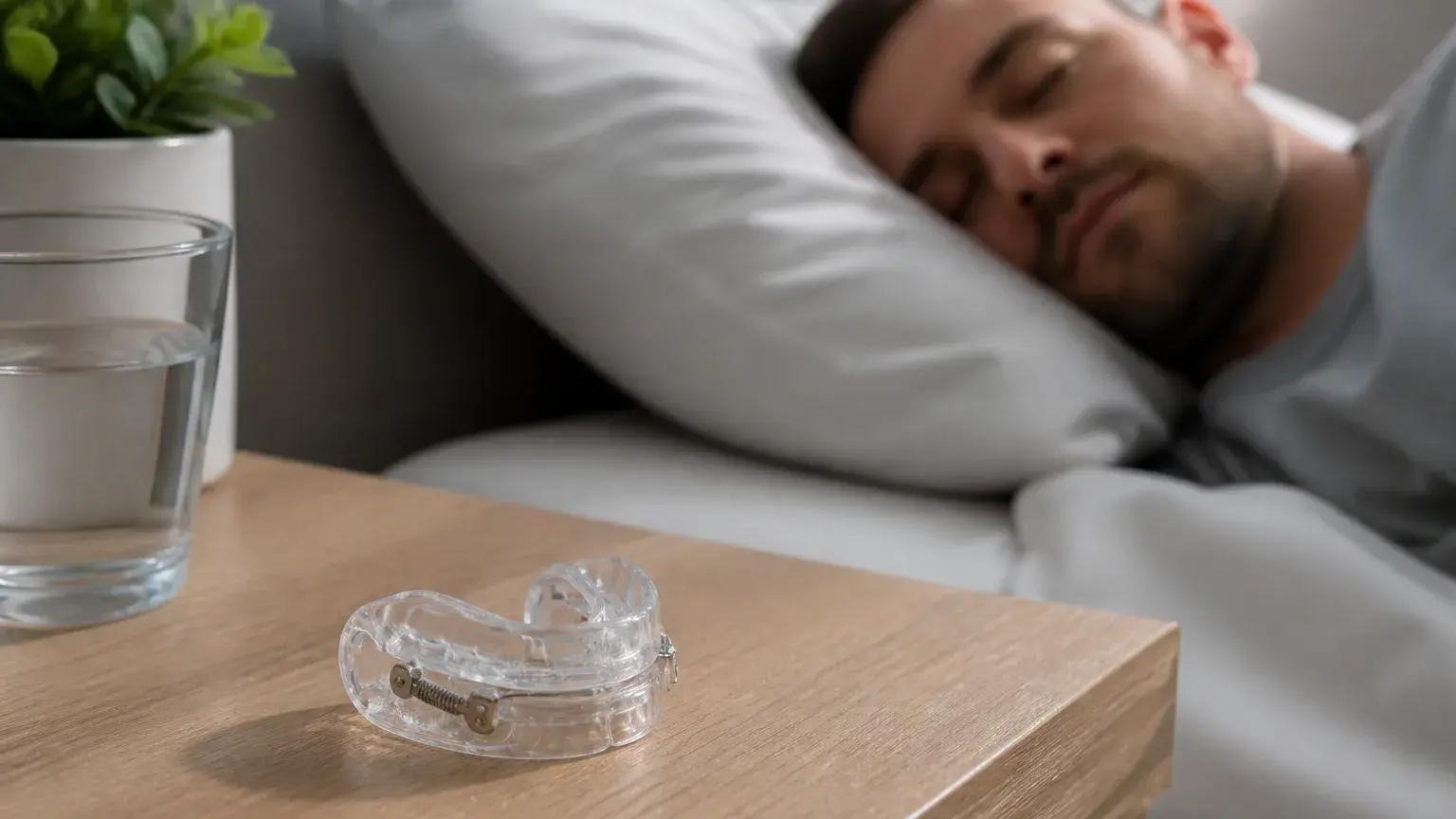 Do oral sleep appliances have side effects? hero background photograph