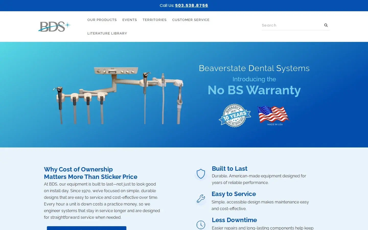 Homepage preview of Beaverstate Dental