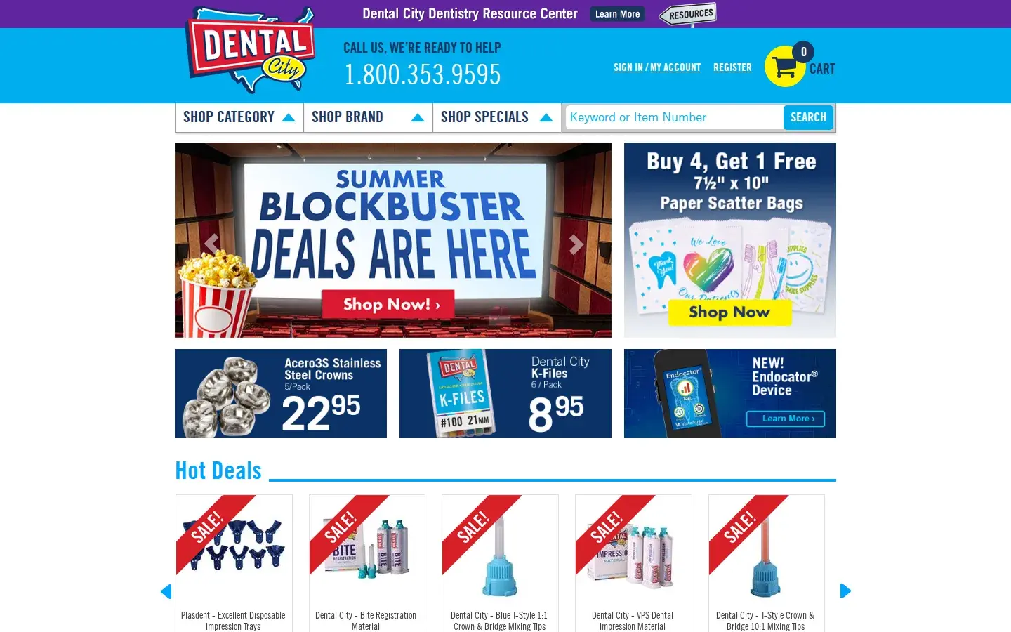 Homepage preview of Dental City