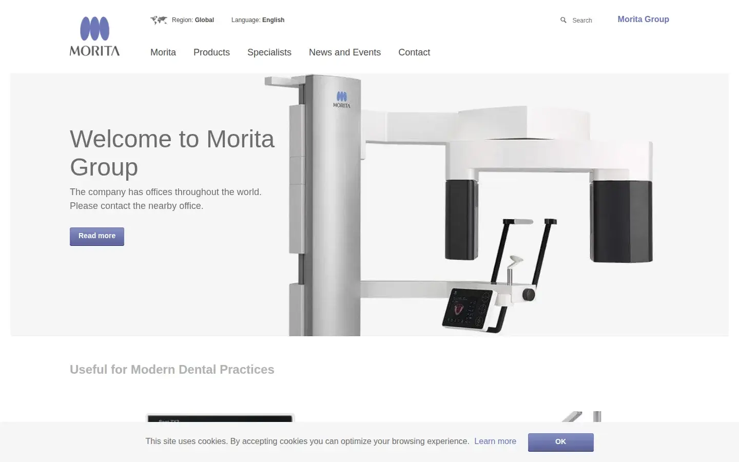 Homepage preview of J. Morita