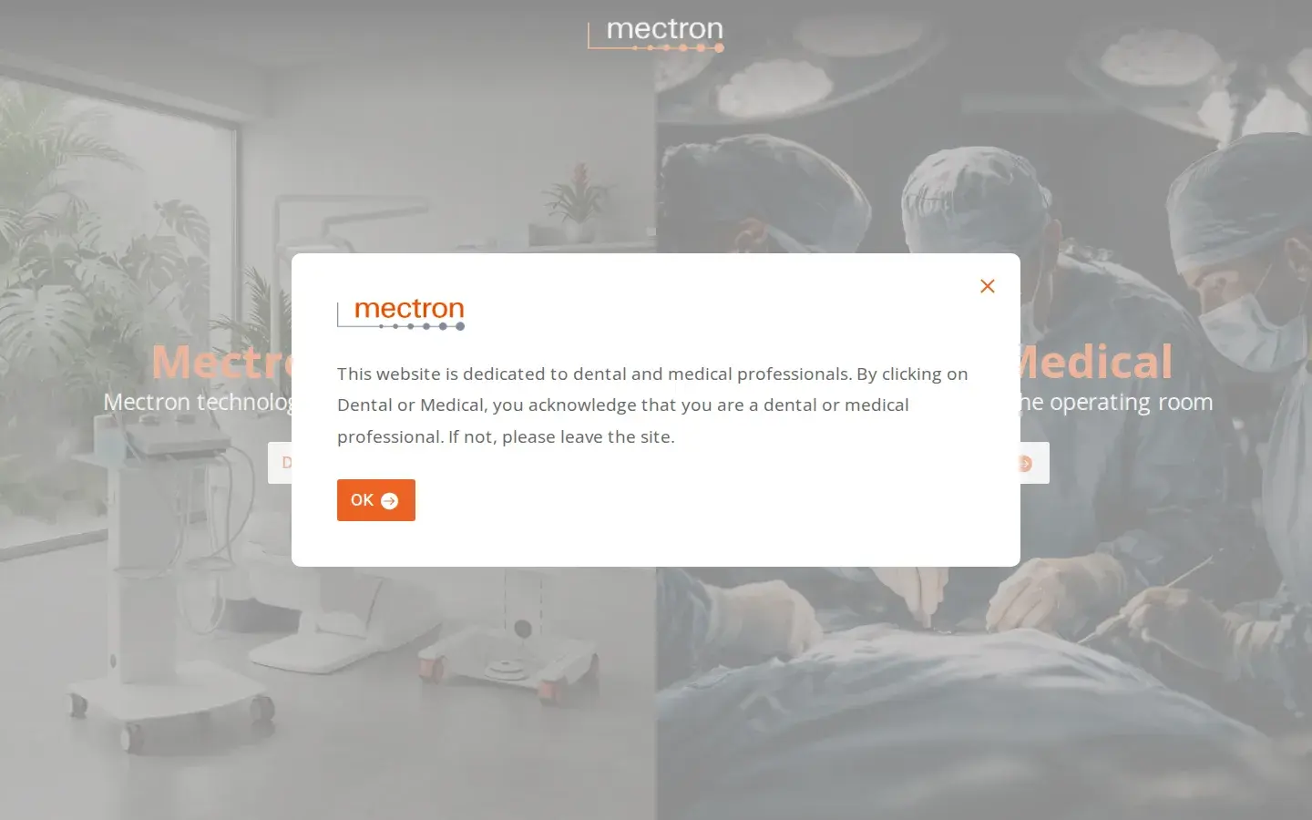 Homepage preview of Mectron