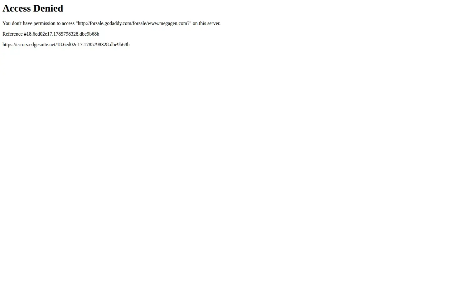 Homepage preview of MegaGen