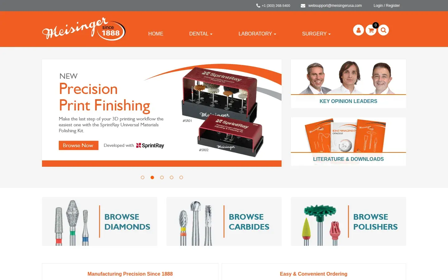 Homepage preview of Meisinger