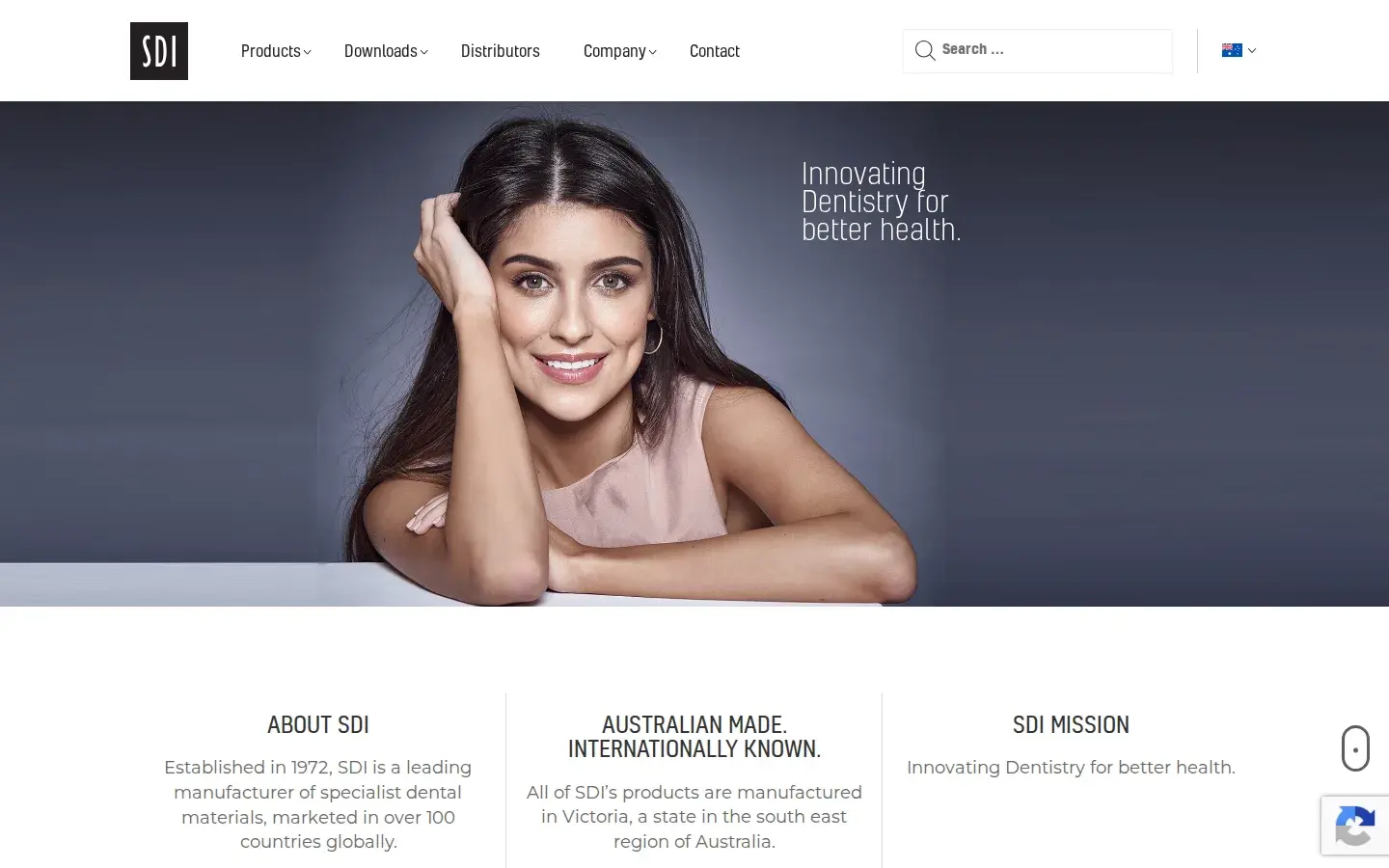 Homepage preview of SDI Limited