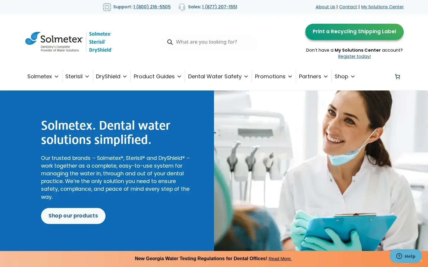 Homepage preview of Sterisil