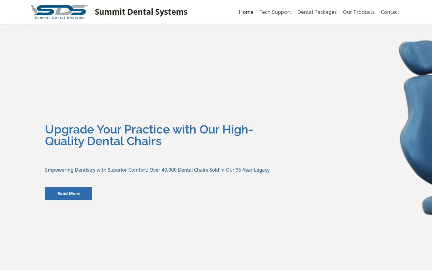 Homepage preview of Summit Dental Systems