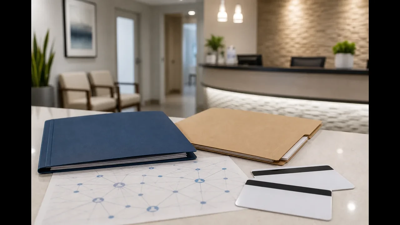 Side-by-side comparison of PPO and HMO dental insurance plan cards