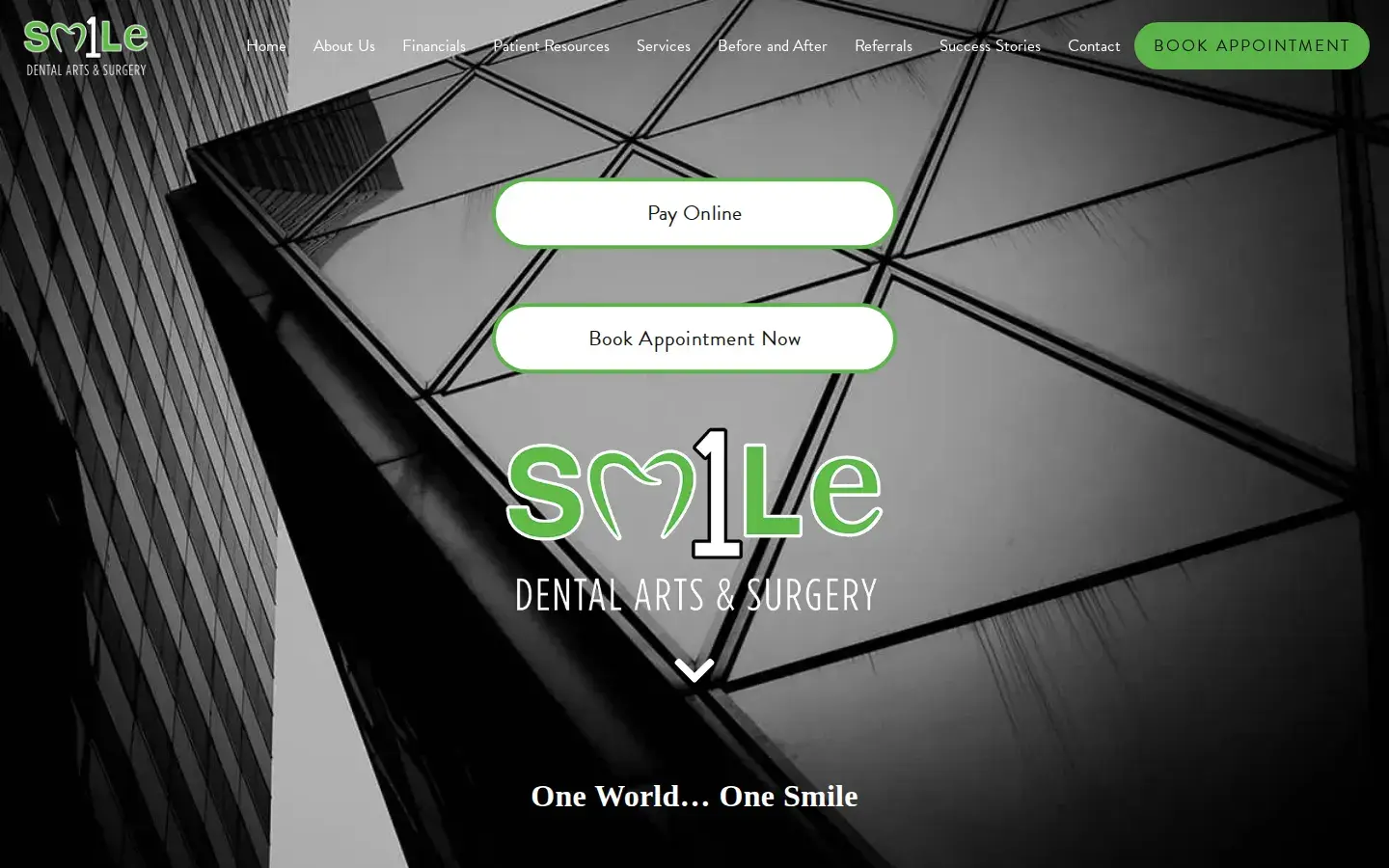 Homepage preview of 1 Smile Dental