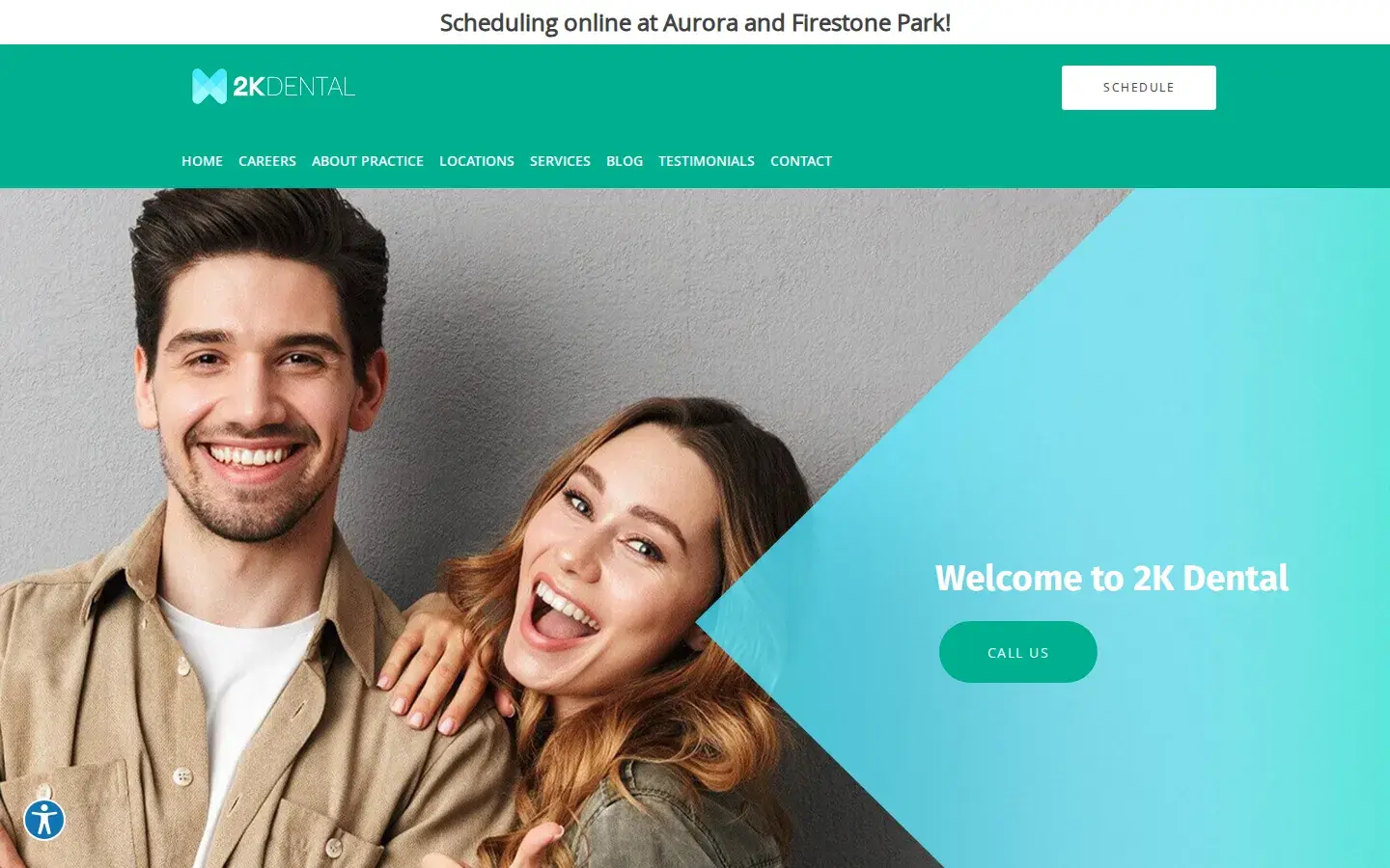 Homepage preview of 2K Dental