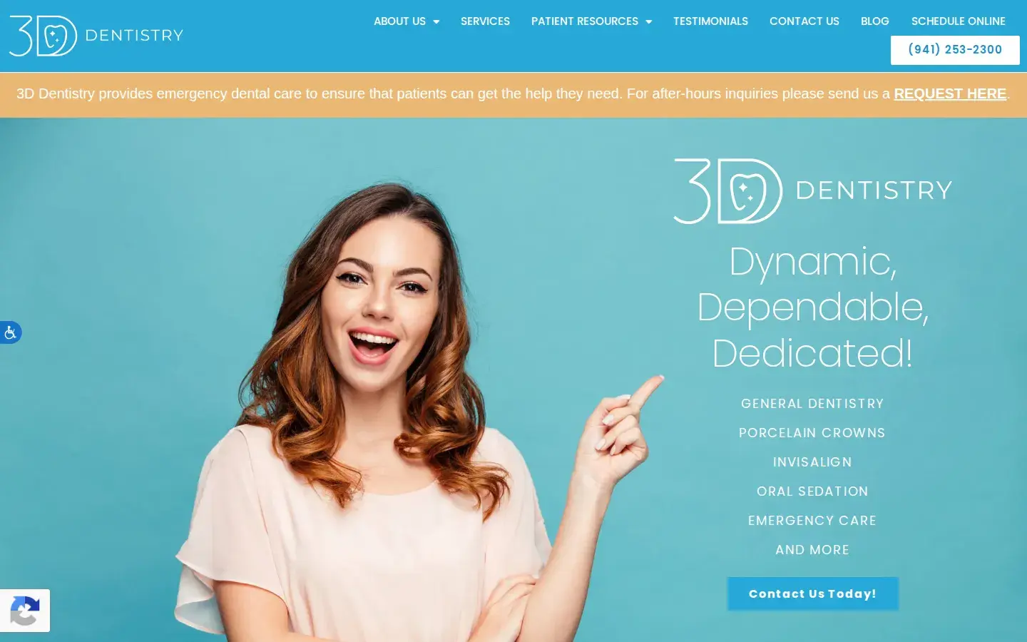 Homepage preview of 3D Dentistry