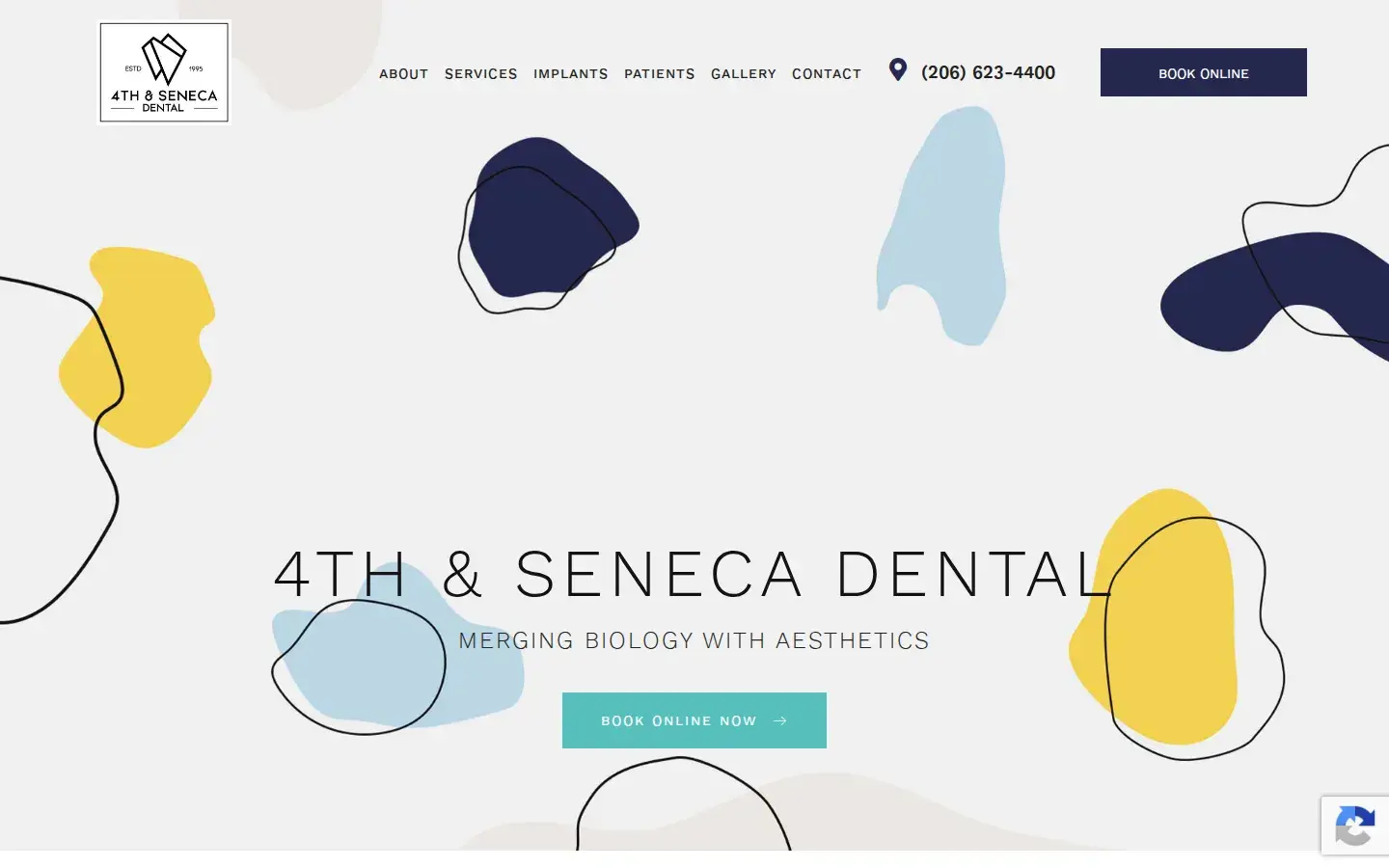 Homepage preview of 4th & Seneca Dental