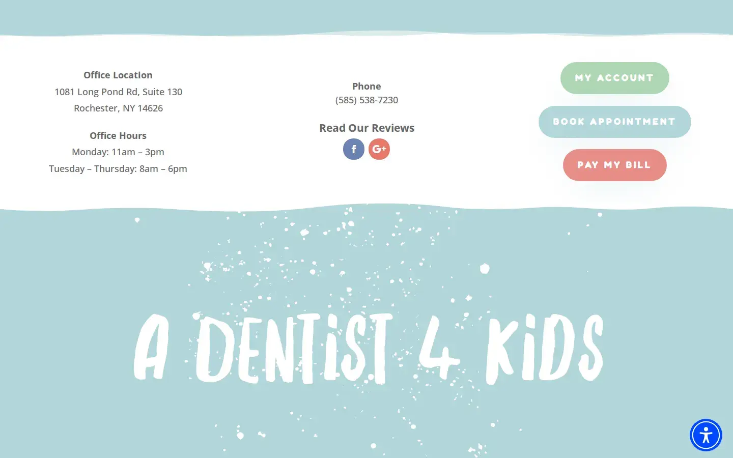 Homepage preview of A Dentist 4 Kids