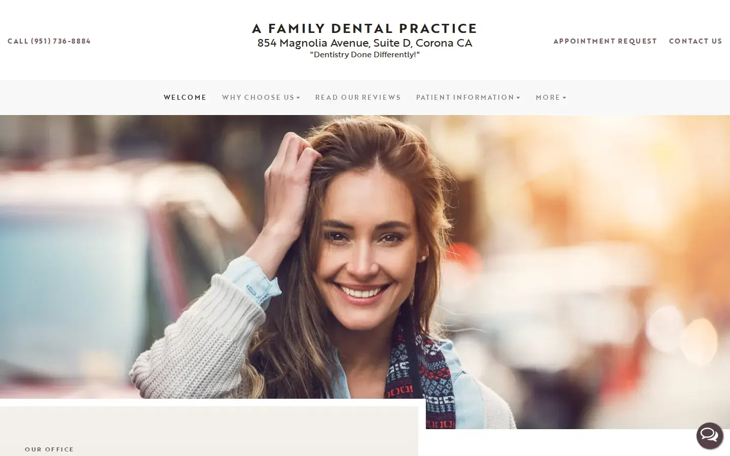 Homepage preview of A Family Dental Practice