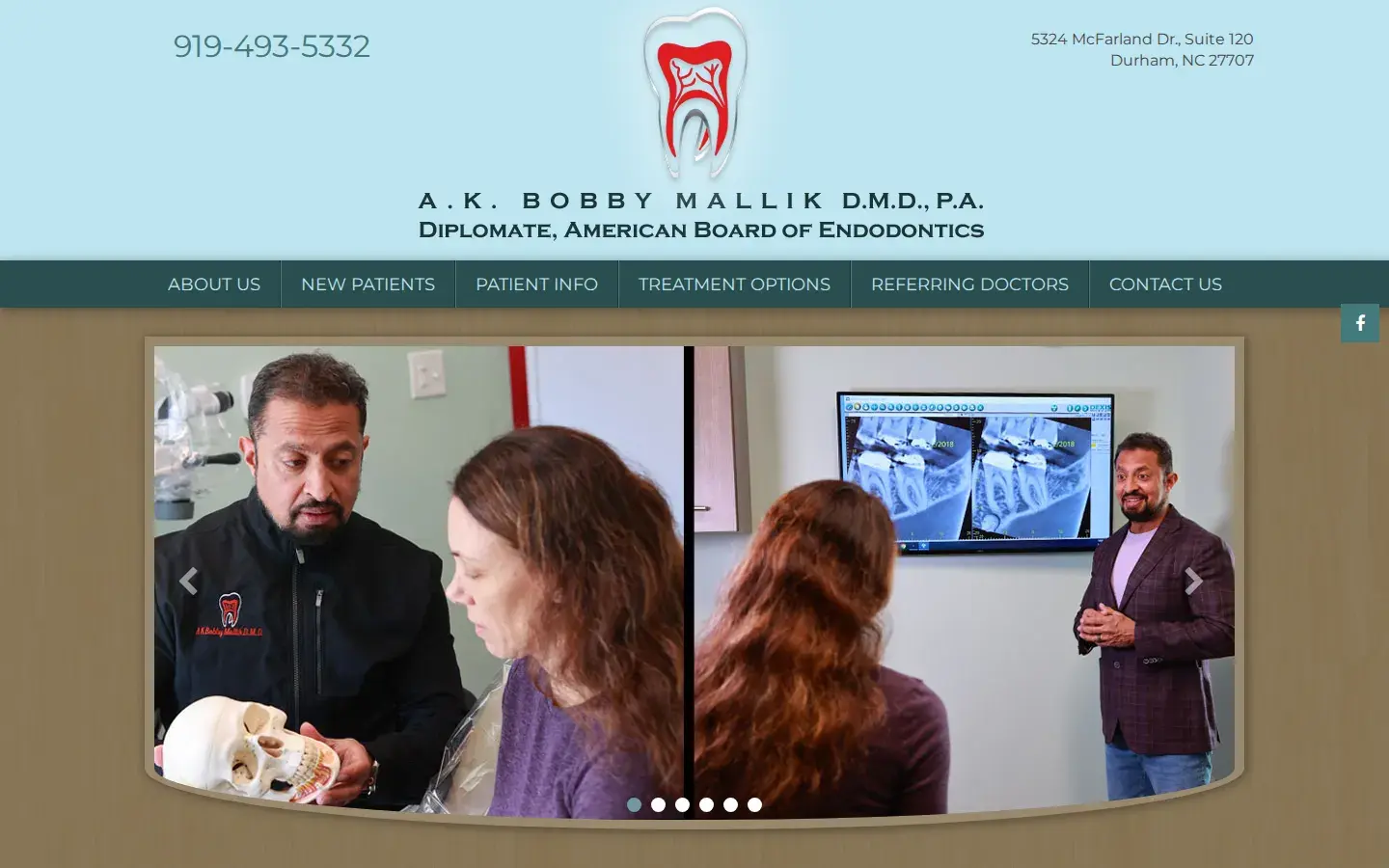 Homepage preview of A K Bobby Mallik DMD PA