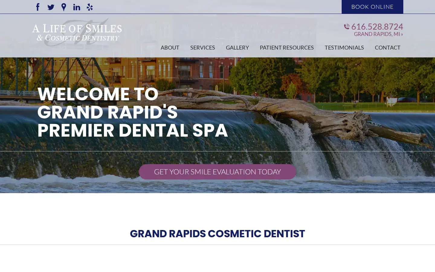 Homepage preview of A Life of Smiles