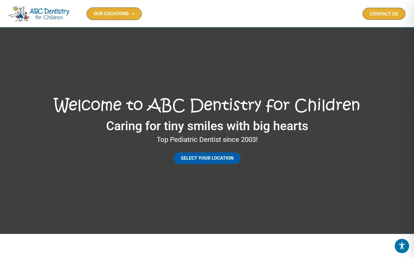 Homepage preview of ABC Dentistry for Children