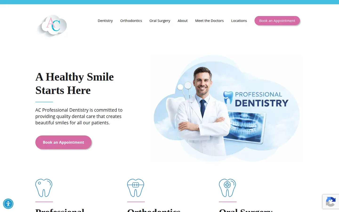 Homepage preview of AC Pediatric Dentistry & Orthodontics