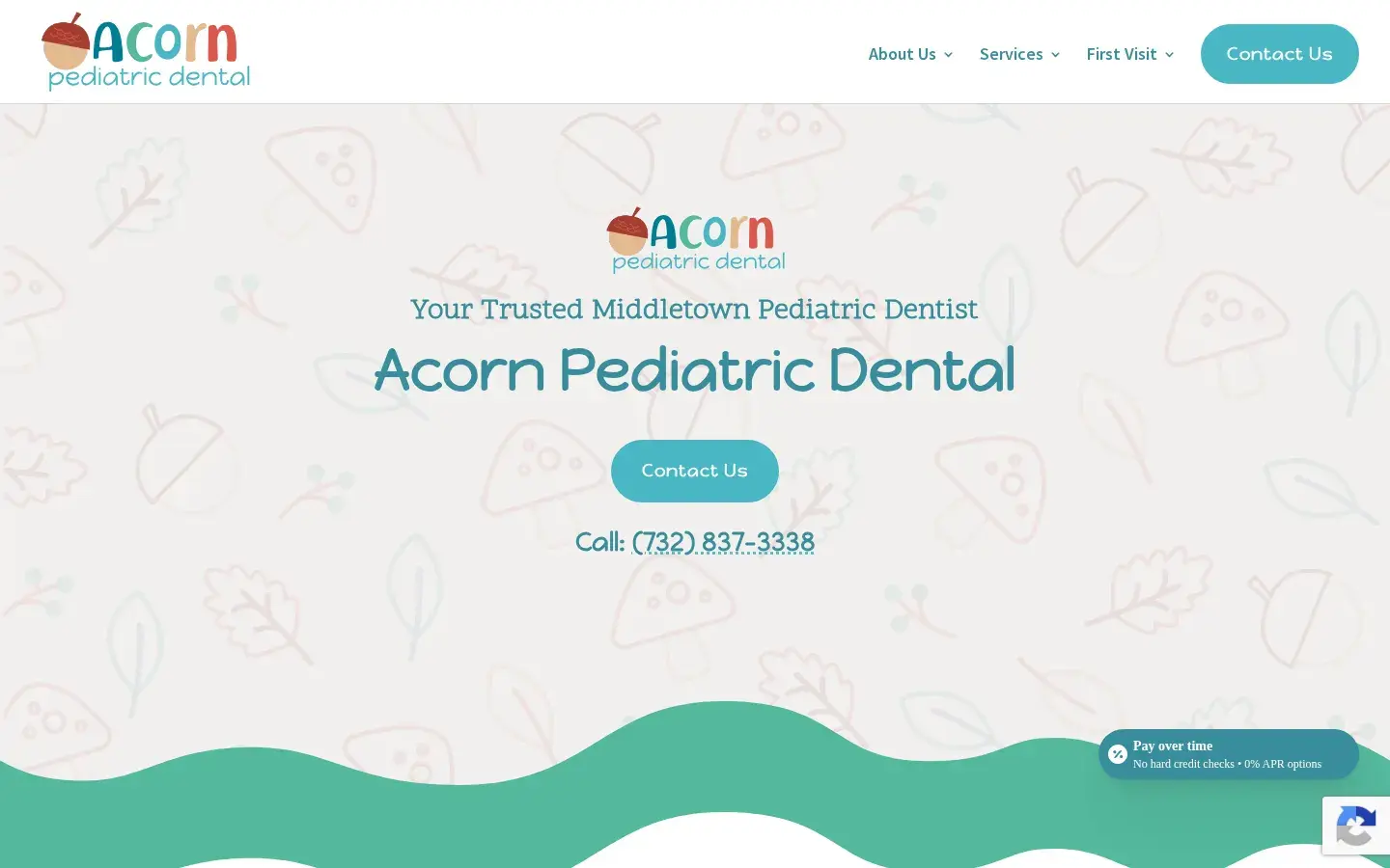 Homepage preview of Acorn Pediatric Dental