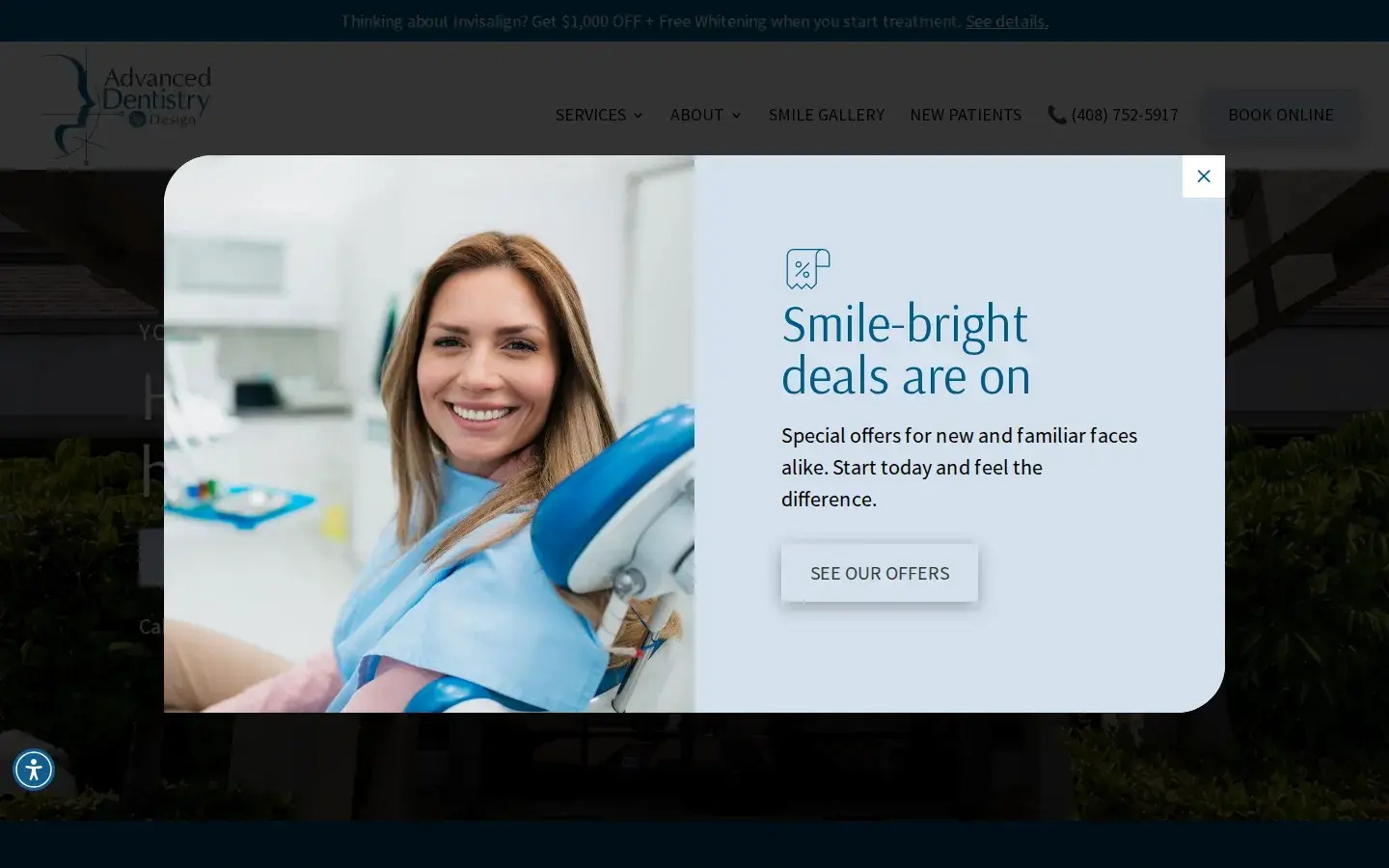 Homepage preview of Advanced Dentistry by Design