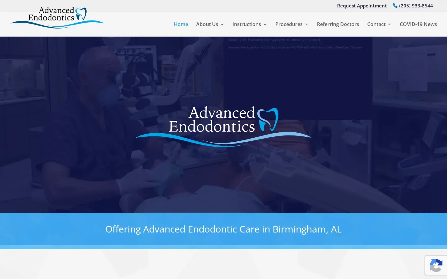 Homepage preview of Advanced Endodontics