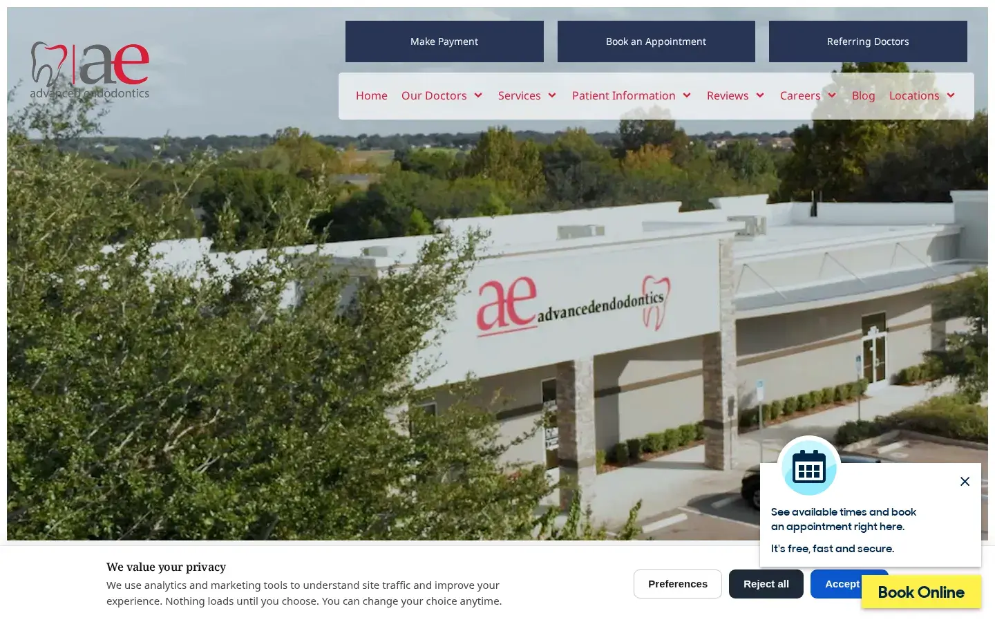 Homepage preview of Advanced Endodontics