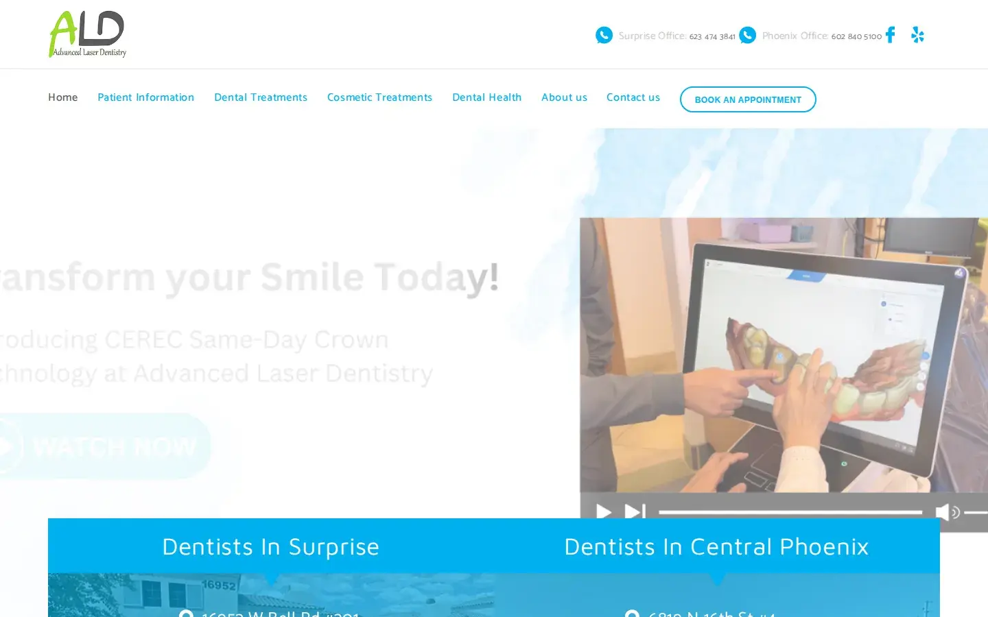 Homepage preview of Advanced Laser Dentistry