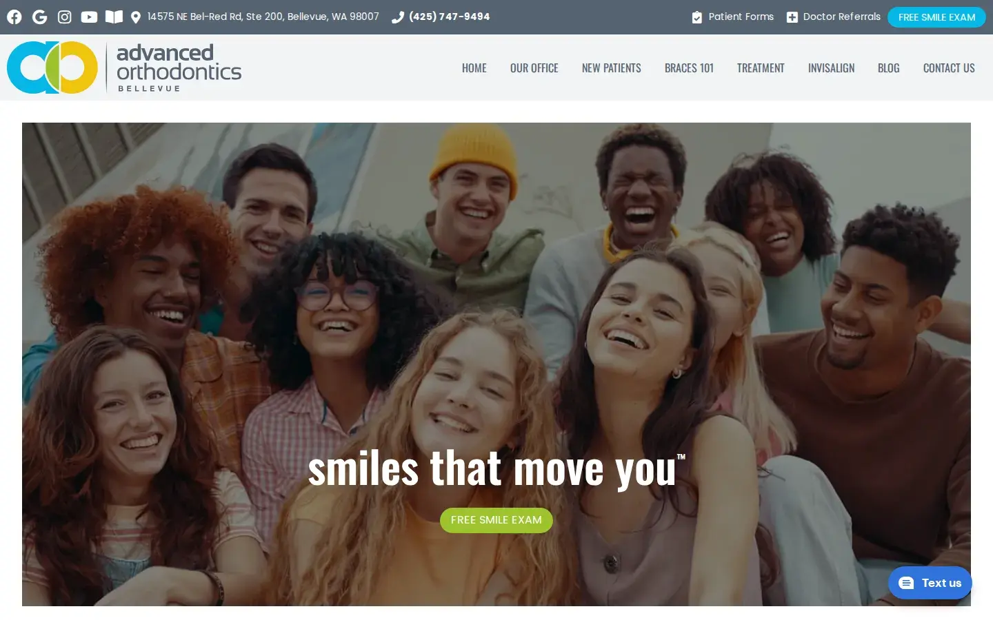 Homepage preview of Advanced Orthodontics