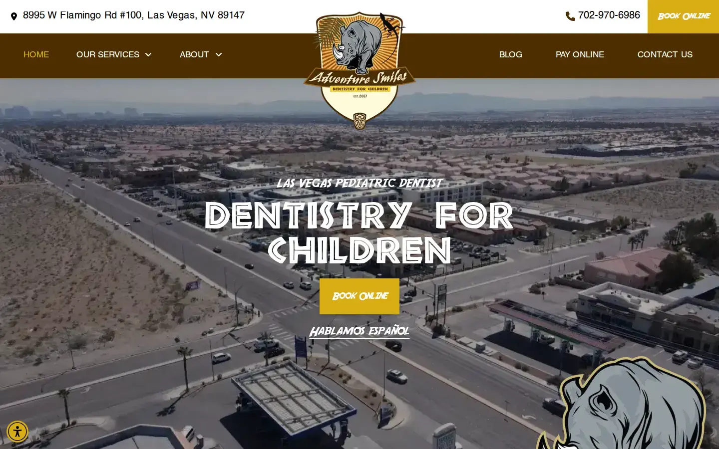 Homepage preview of Adventure Smiles Pediatric Dent.