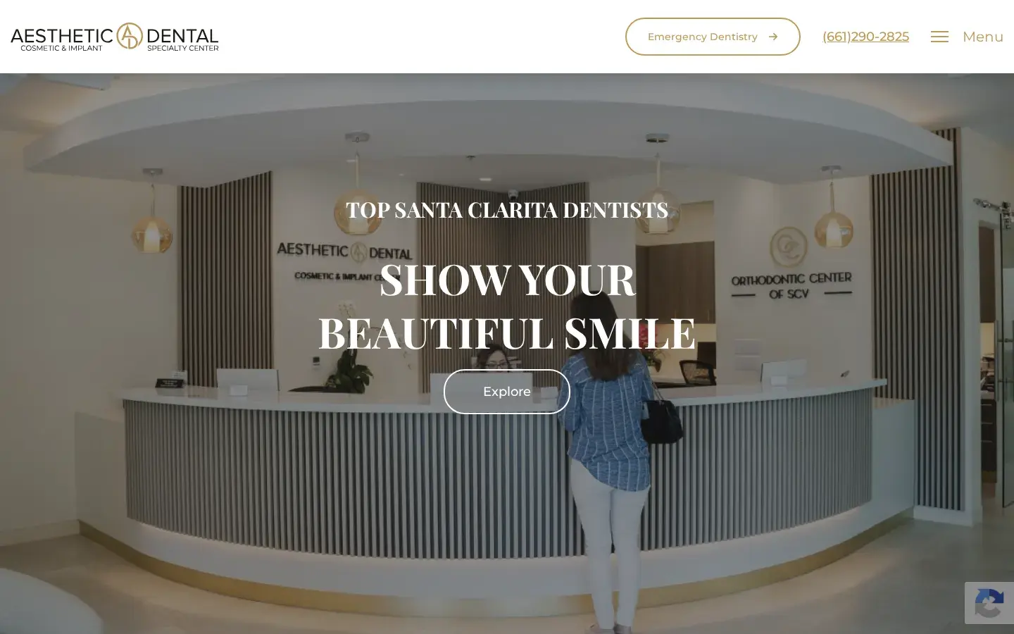 Homepage preview of Aesthetic Dental & Specialty Center