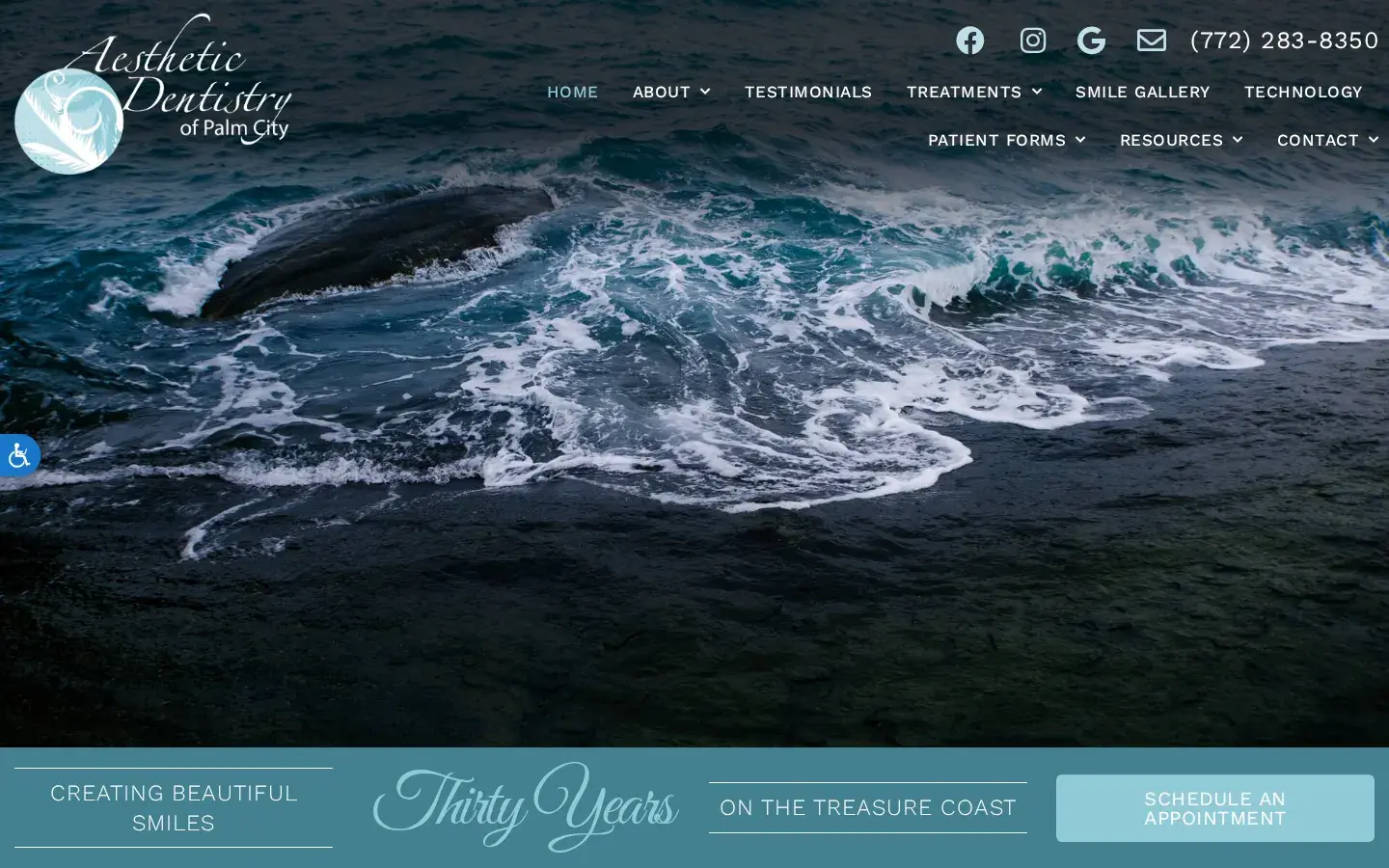 Homepage preview of Aesthetic Dentistry of Palm City