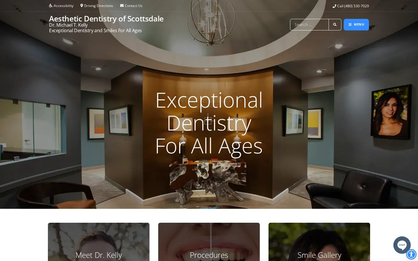 Homepage preview of Aesthetic Dentistry of Scottsdale, PLC