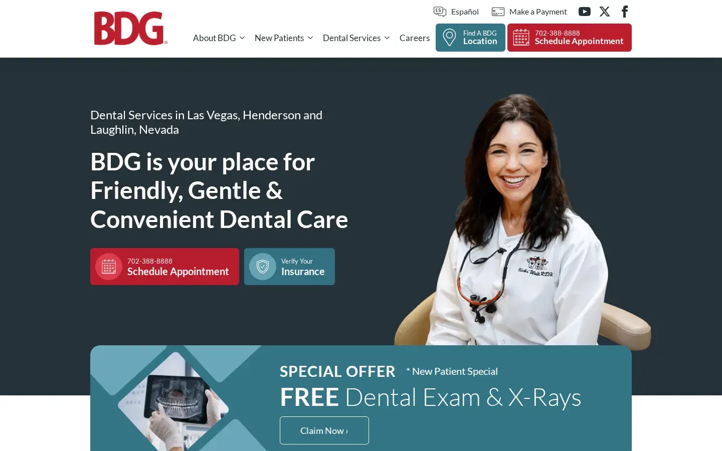 Homepage preview of Affordable Dental North Las Vegas