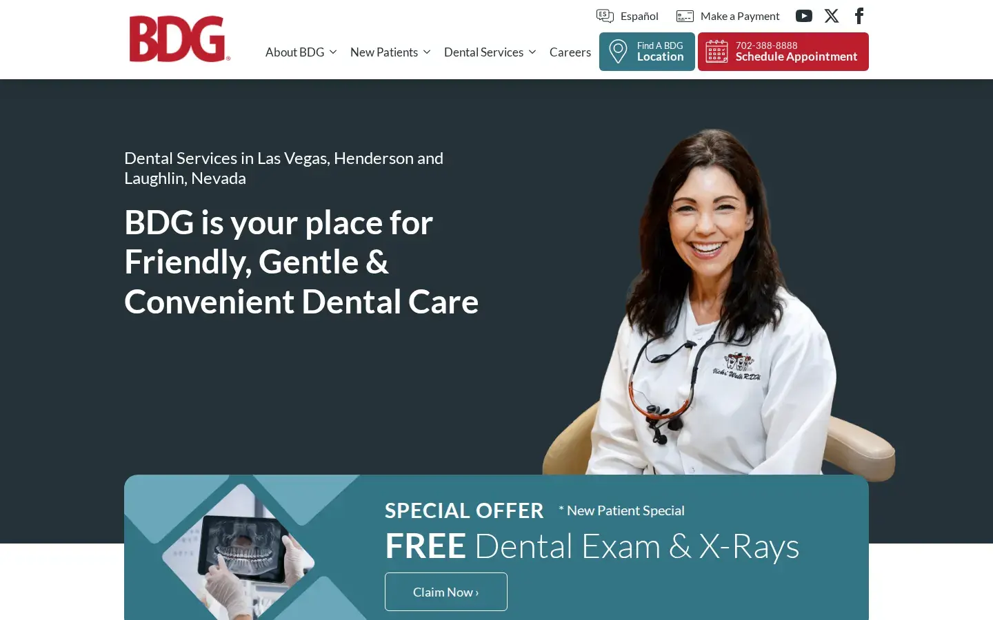 Homepage preview of Affordable Dental