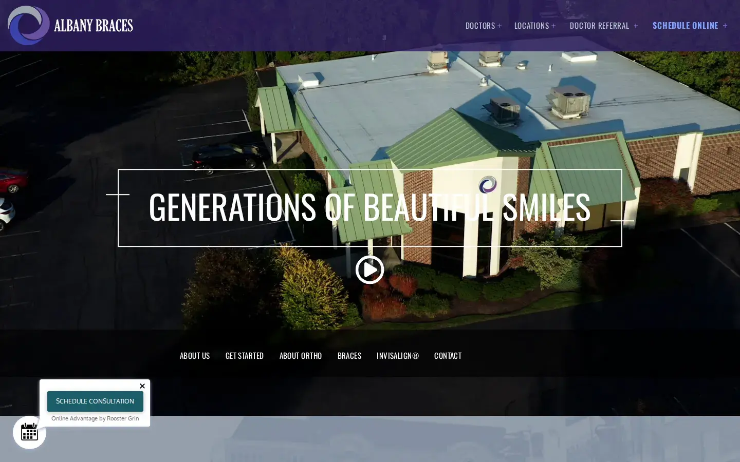 Homepage preview of Albany Braces