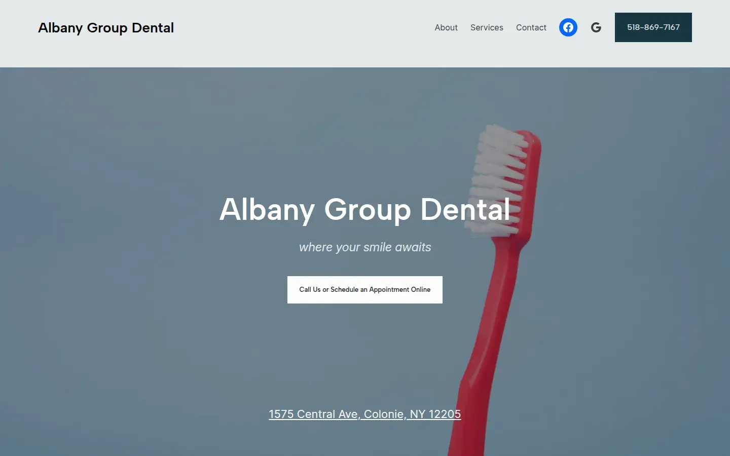 Homepage preview of Albany Group Dental Practice