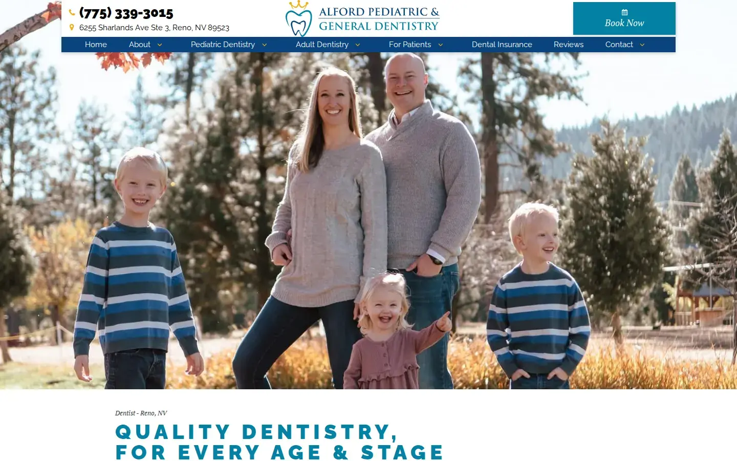 Homepage preview of Alford Pediatric & General Dentistry