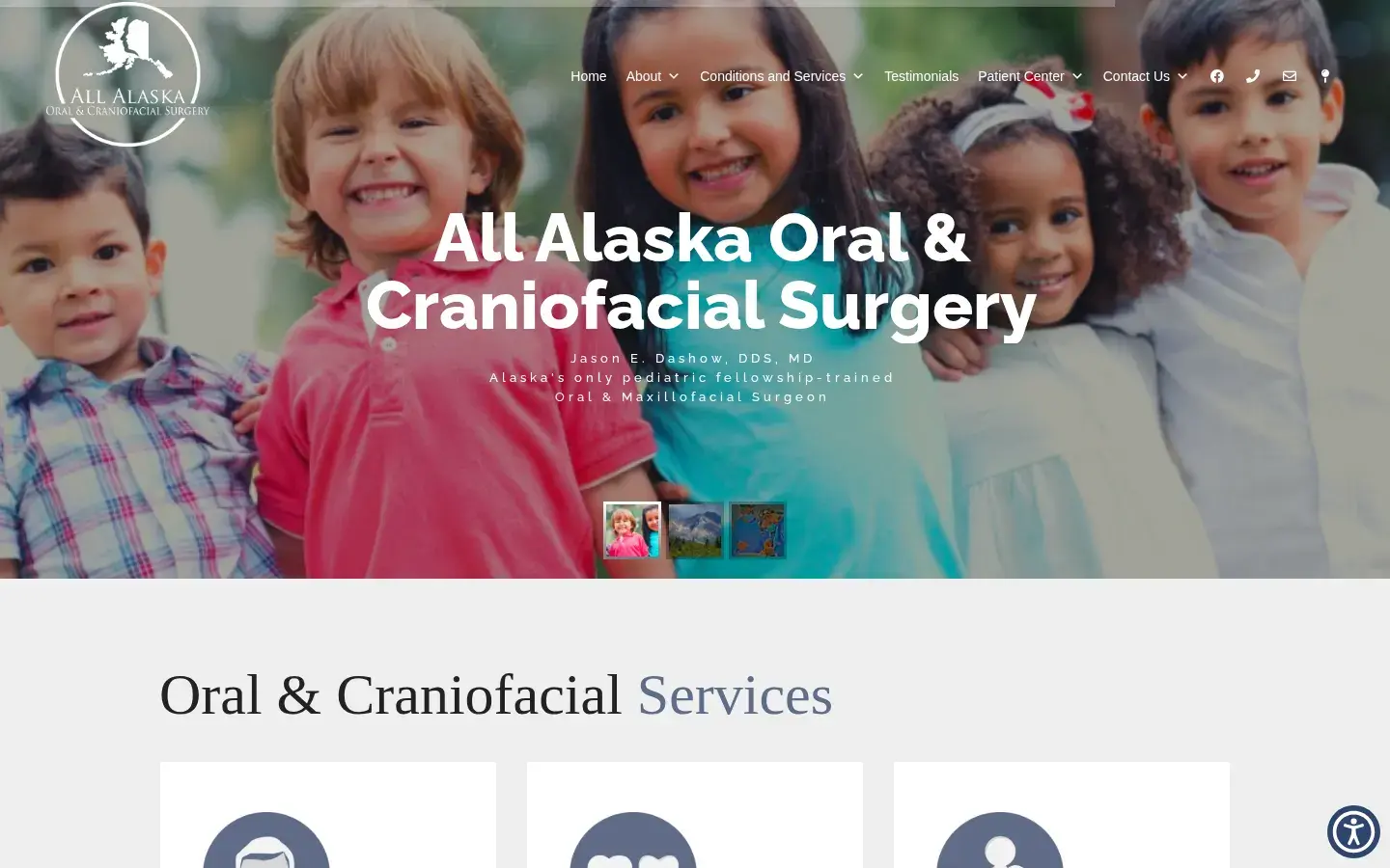 Homepage preview of All Alaska Oral & Craniofacial Surgery