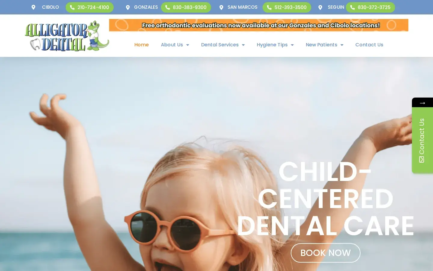 Homepage preview of Alligator Dental – Seguin