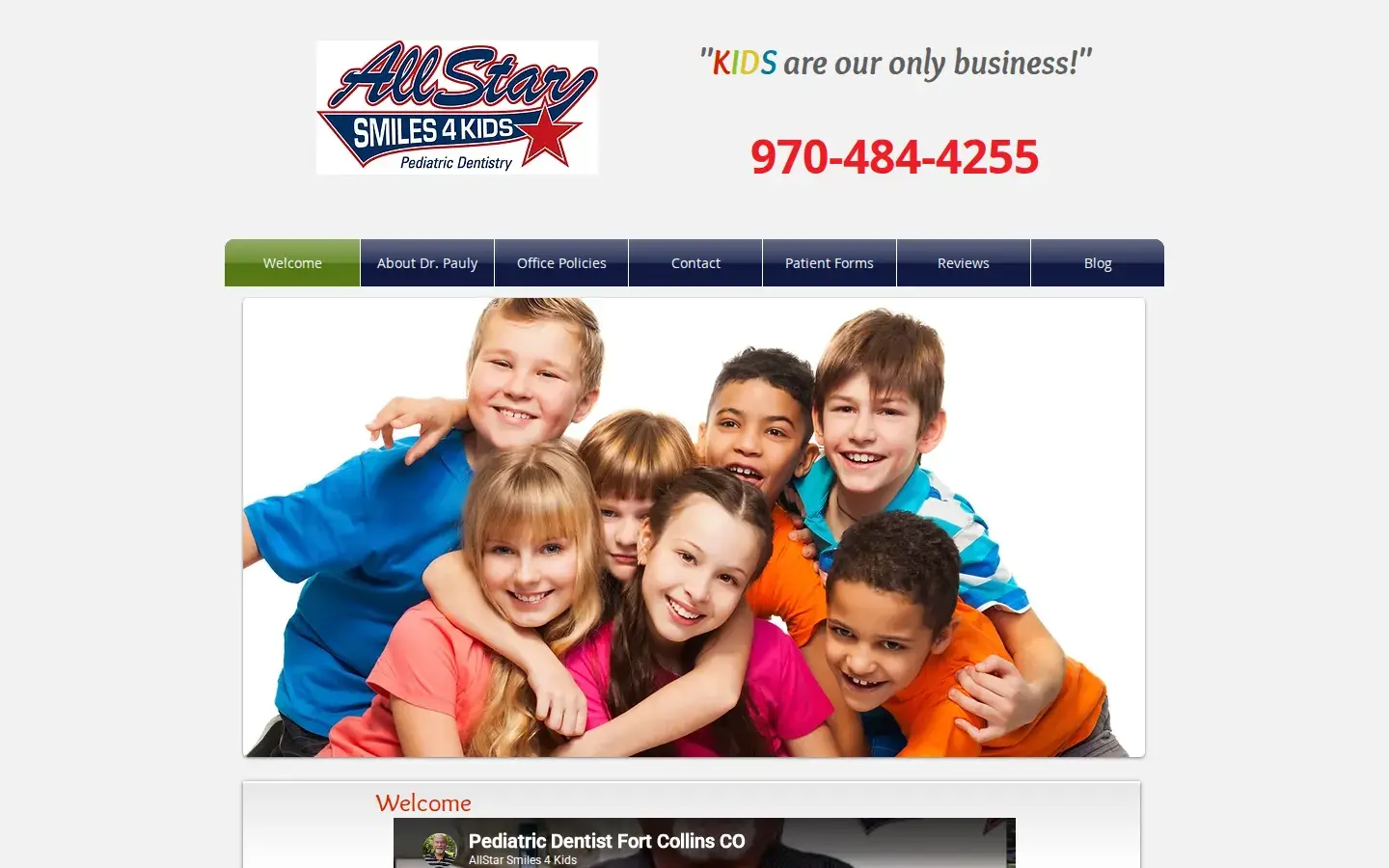 Homepage preview of AllStar Smiles 4 Kids
