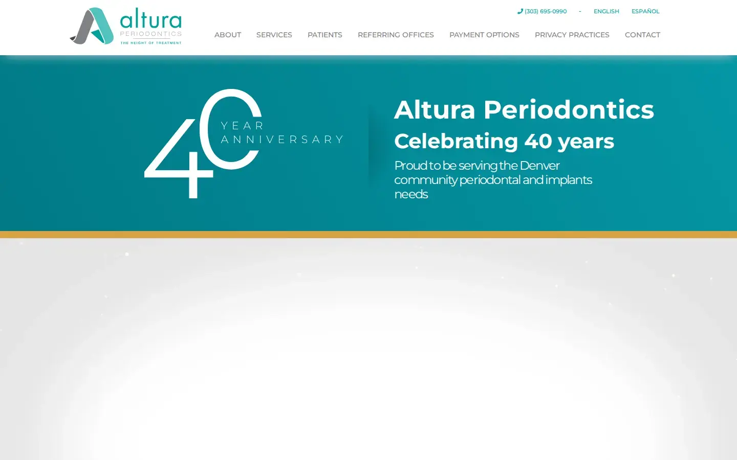 Homepage preview of Altura Periodontics and Dental Implants Denver