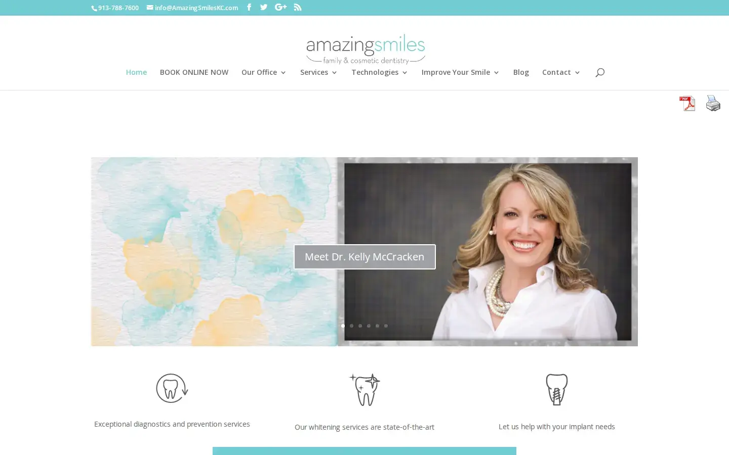 Homepage preview of Amazing Smiles Of Kansas City