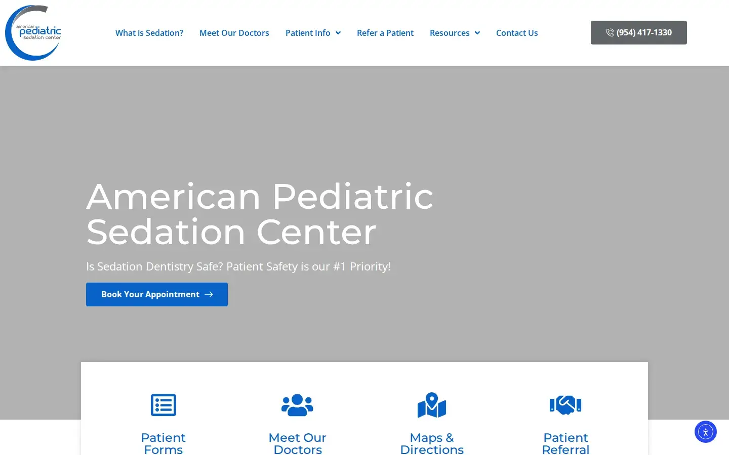 Homepage preview of American Pediatric Sedation Center