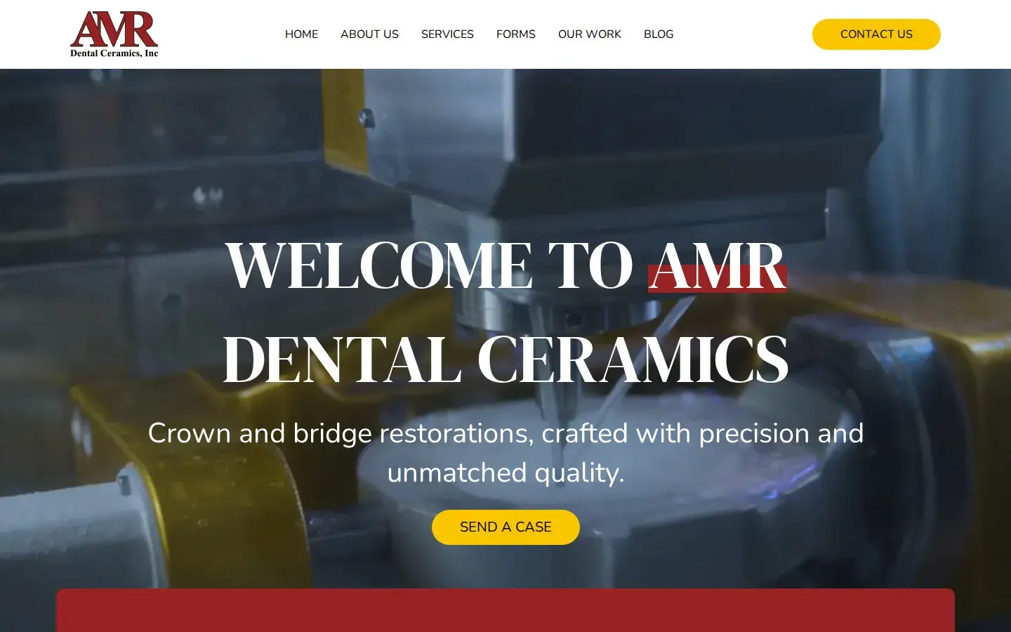 Homepage preview of AMR Dental Ceramics, Inc.
