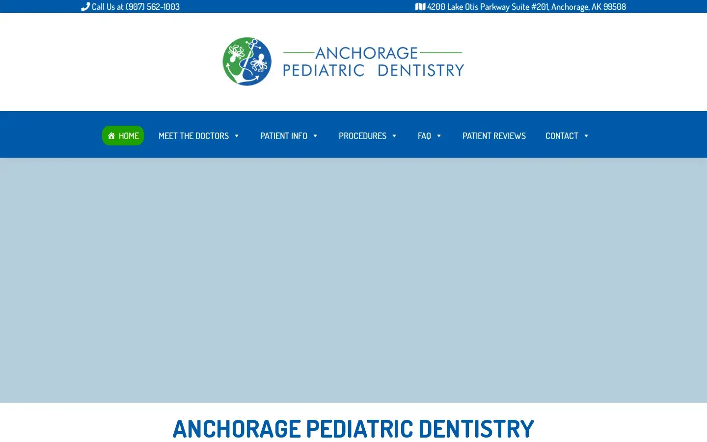 Homepage preview of Anchorage Pediatric Dentistry
