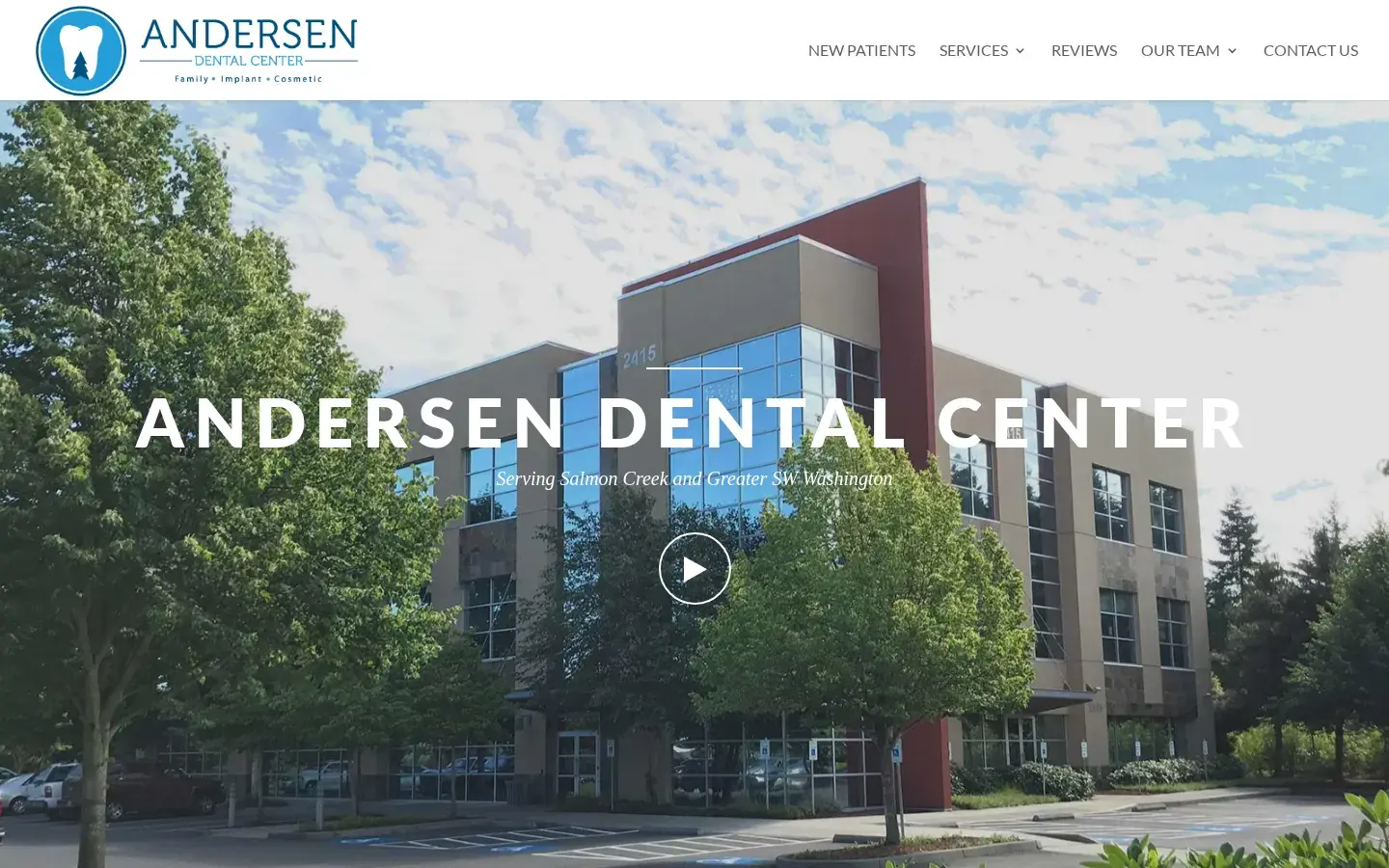 Homepage preview of Andersen Dental Center