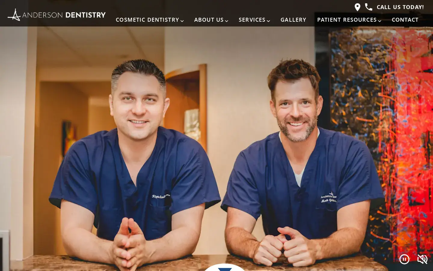 Homepage preview of Anderson Dentistry